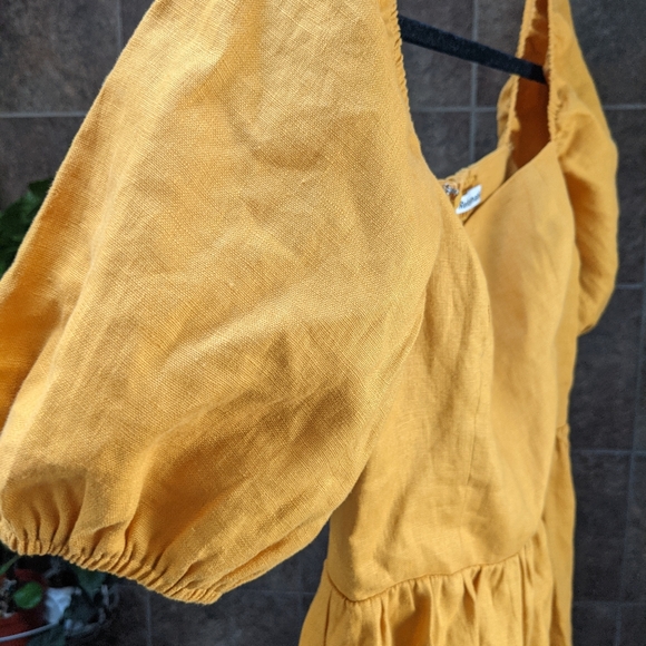 Reformation Harris Dress - Ochre - Picture 4 of 5